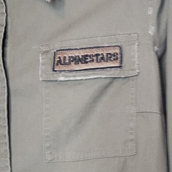 Alpinestars Olive Green Military Shirt Jacket - Picture 3 of 13